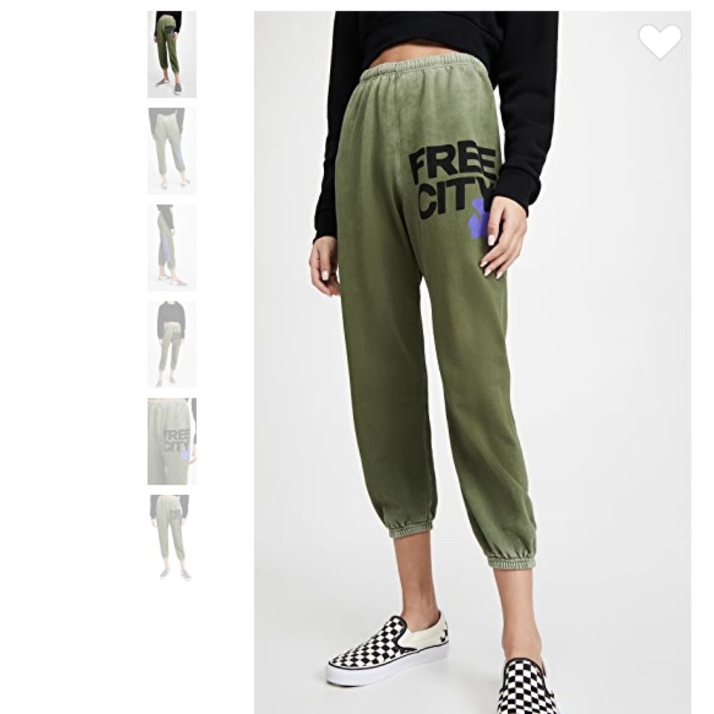 NWT Lets Go Free City Super Vintage Sweatpants (S)